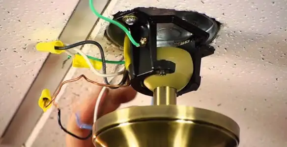 Ceiling fan wiring repair and electrical connection service in Houston, TX