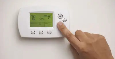 Digital thermostat installation with precise temperature programming in Houston, TX