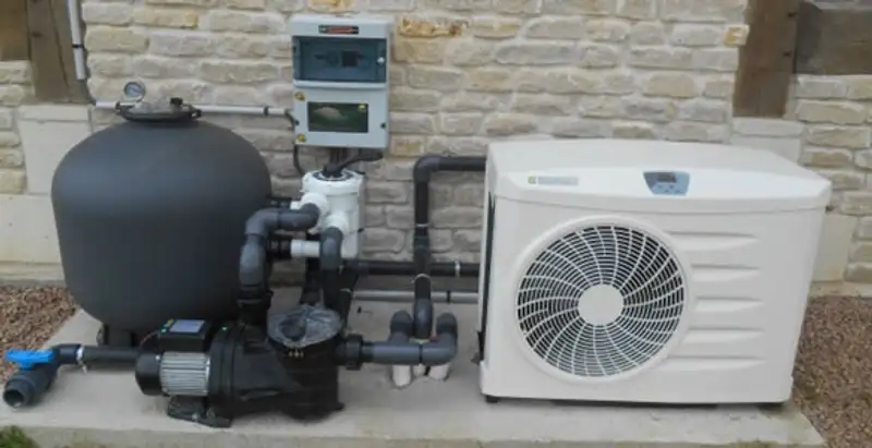 electric heater installation services with connected outdoor heating system equipment in Houston, TX