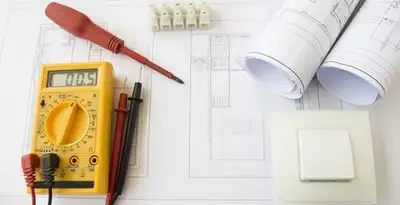 electrical service featuring diagnostic tools and electrical planning performed by certified electricians in Houston, TX