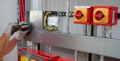 fire alarm installation service with certified electricians wiring fire alarm control equipment in Houston, TX