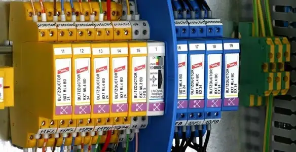 lightning surge protection equipment integrated into electrical system by certified electricians in Houston, TX