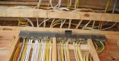 new construction wiring services with organized electrical rough-in performed by licensed electricians in Houston, TX