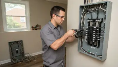Electrical panel upgrade for an older home in Richmond, TX by a professional electrician
