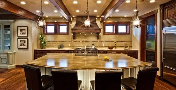 Finished recessed lighting installation providing balanced indoor lighting in Houston, TX