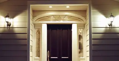security light installation services with professionally installed entryway lighting in Houston, TX